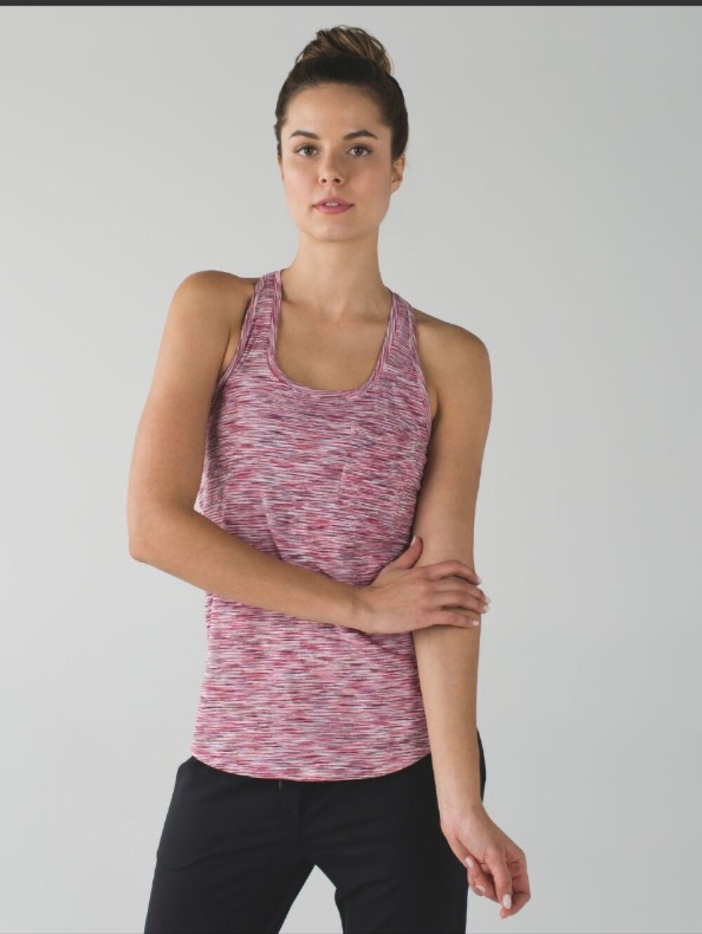 lululemon athletica Yogi Racer Back III Space Dye White Minty - Picture 1 of 13
